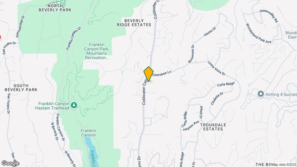 2020 Coldwater Canyon Dr Map and Location Details