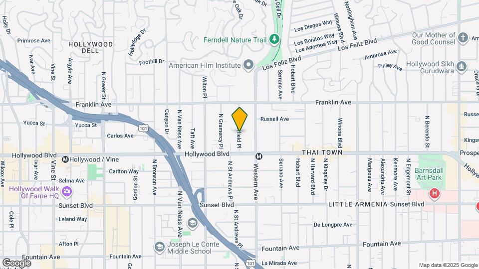 1758 Garfield Pl, Unit 1758 Mapa y Detalles de la Ubicación
