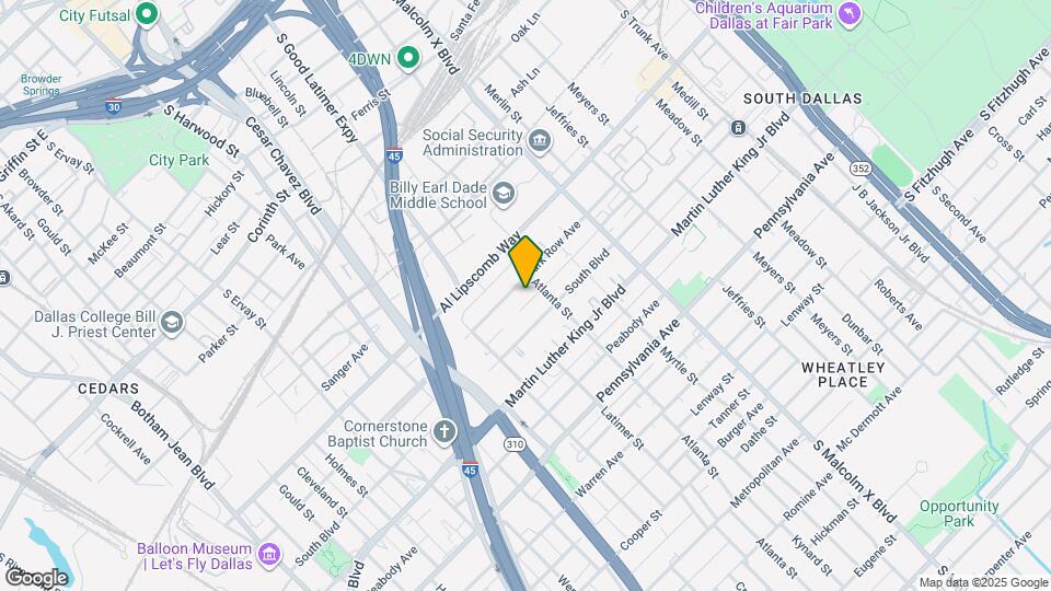 2522 Park Row Ave Map and Location Details