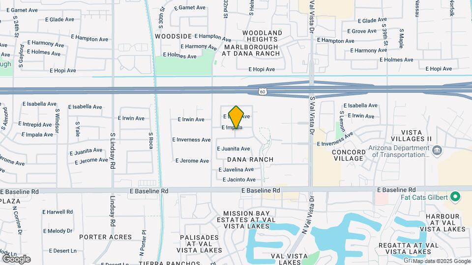 1439 S almar Cir Map and Location Details