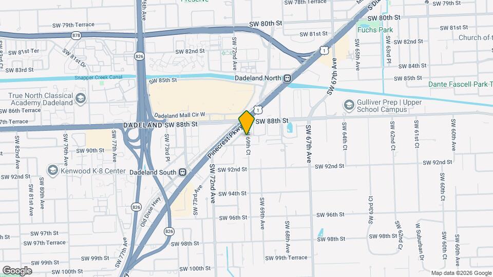 8950 SW 69th Ct, Unit 215 Map and Location Details