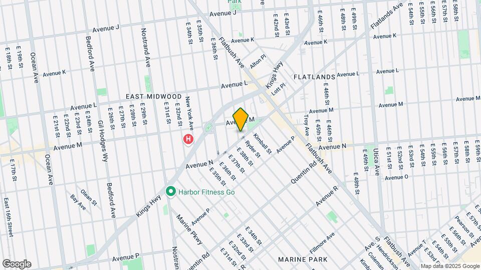 1487 E 37th St Mapa y Detalles de la Ubicación