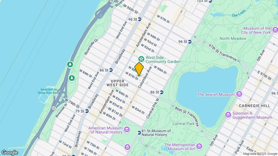 119 W 87th St Mapa y Detalles de la Ubicación