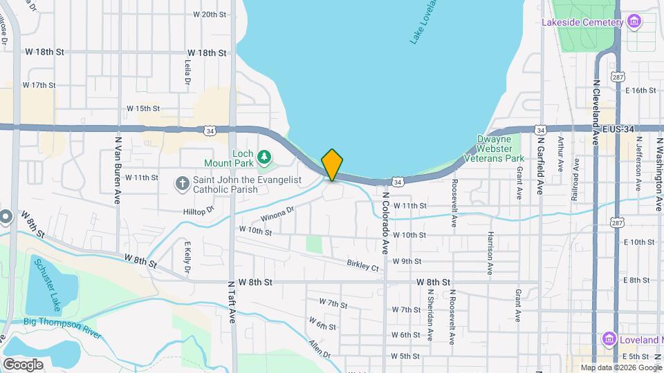 1018 Winona Circle Mapa y Detalles de la Ubicación