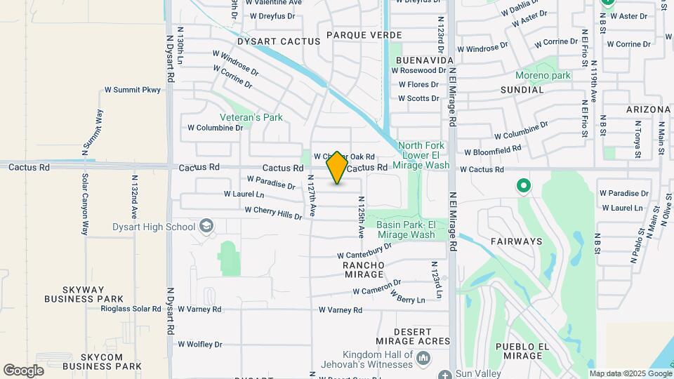 12622 W Paradise Dr Map and Location Details