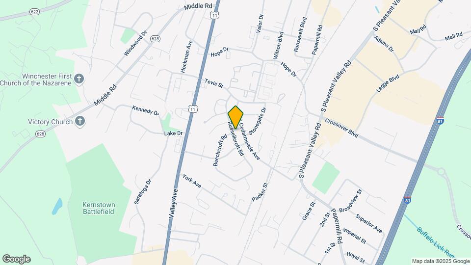 316 Russelcroft Rd Map and Location Details