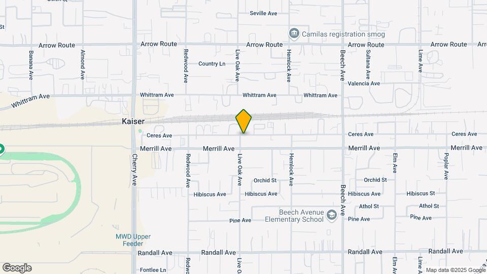 8861 Live Oak Ave Map and Location Details