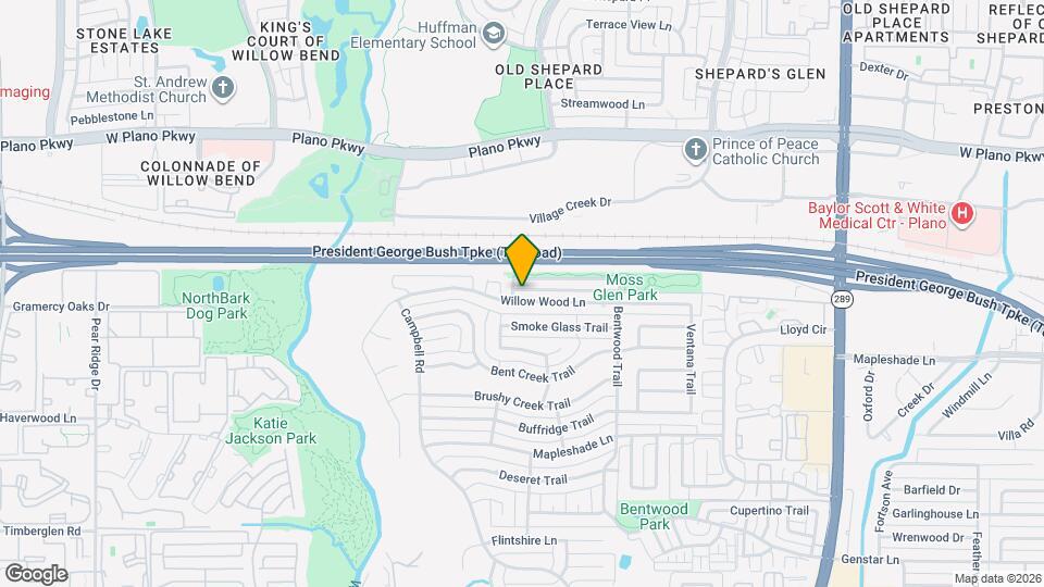 5815 Willow Wood Ln Map and Location Details