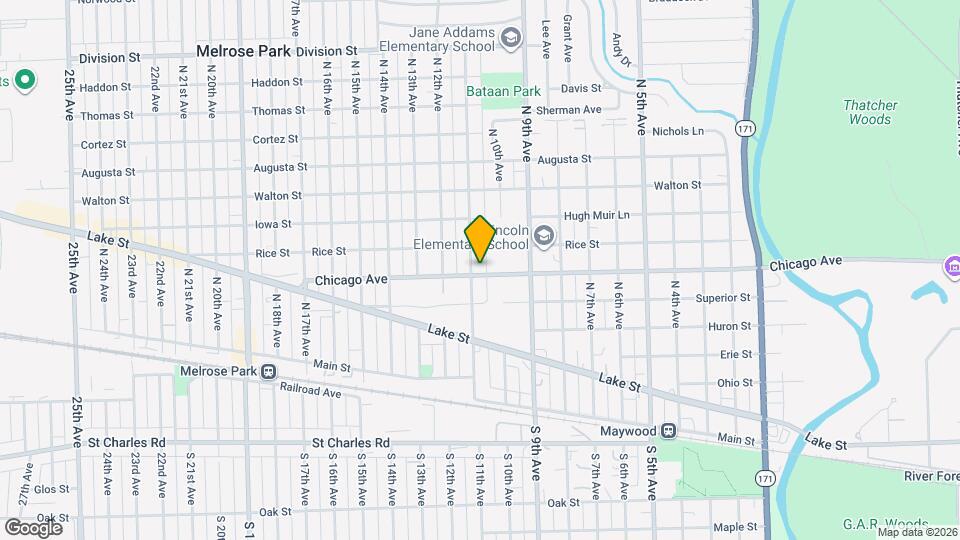 703 N 11th Ave, Unit 1 Map and Location Details