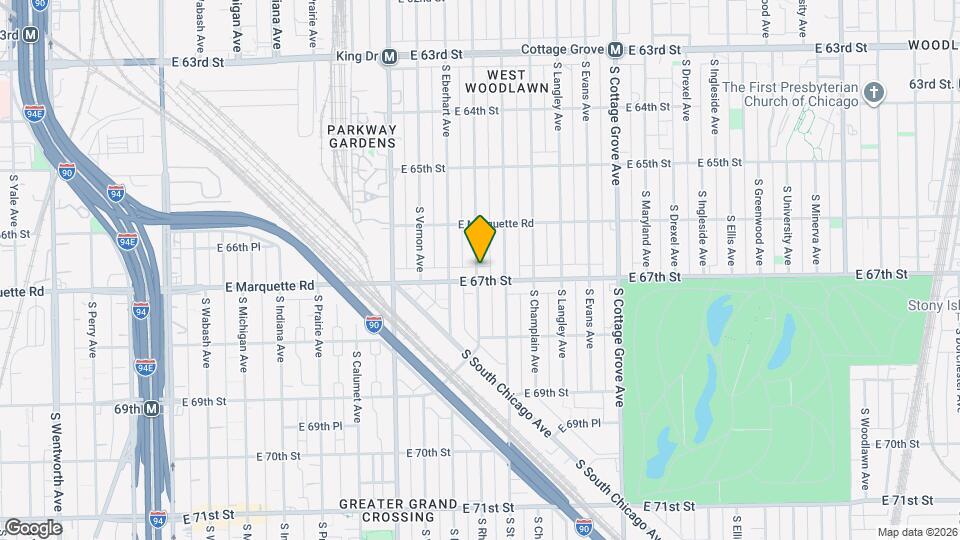 6649 S Rhodes Ave Mapa y Detalles de la Ubicación
