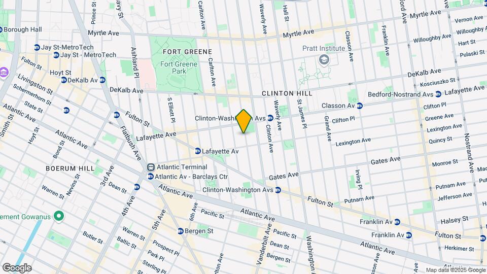 366 Clermont Ave Map and Location Details