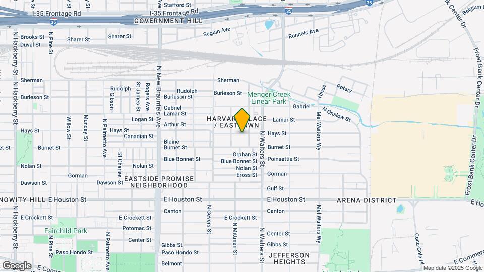 1818 Hays St Map and Location Details