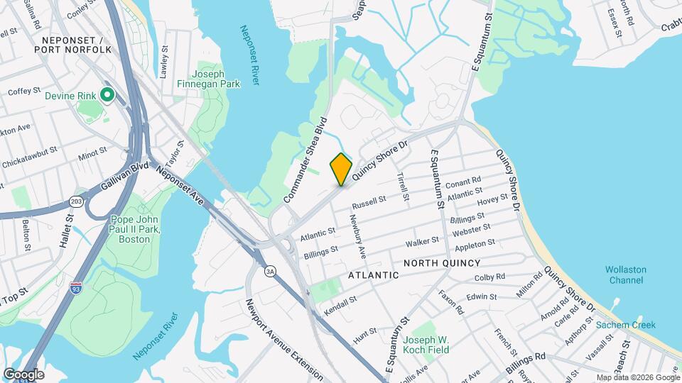 165 Quincy Shore Dr Map and Location Details