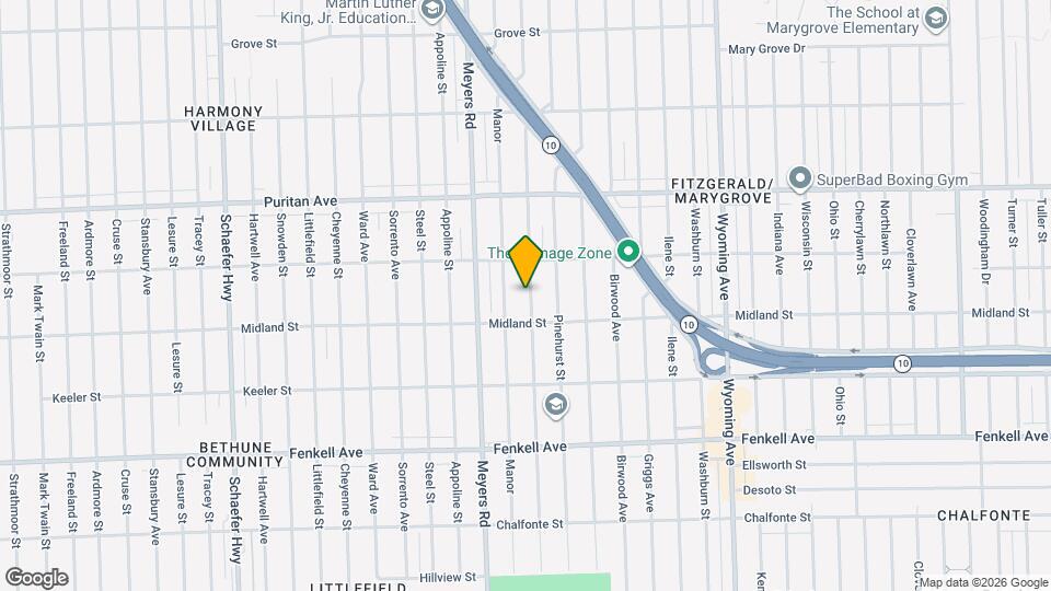 15751 Monte Vista St Mapa y Detalles de la Ubicación