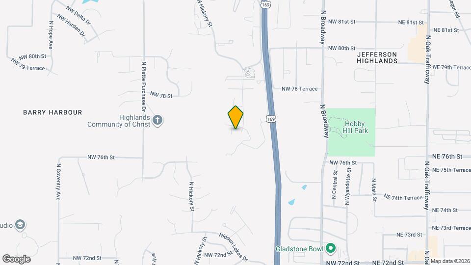 7615 N Mercier Ct Mapa y Detalles de la Ubicación