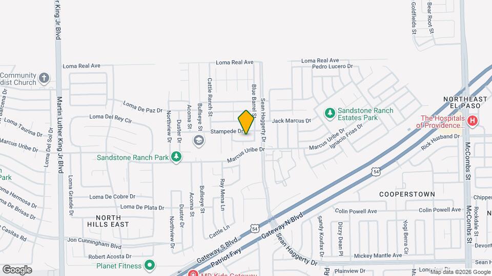 5037 Lone Cactus Ct Map and Location Details