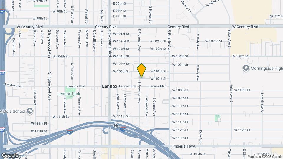 4152 W 107th St Mapa y Detalles de la Ubicación