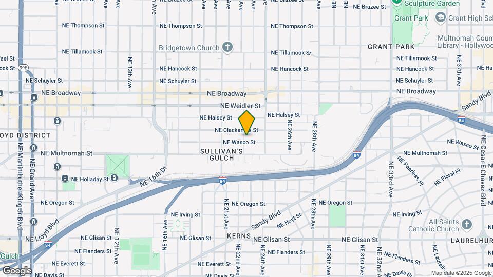 2209 NE Wasco St Map and Location Details