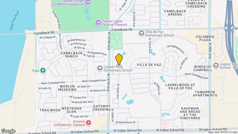 4520 N 106th Ave Map and Location Details