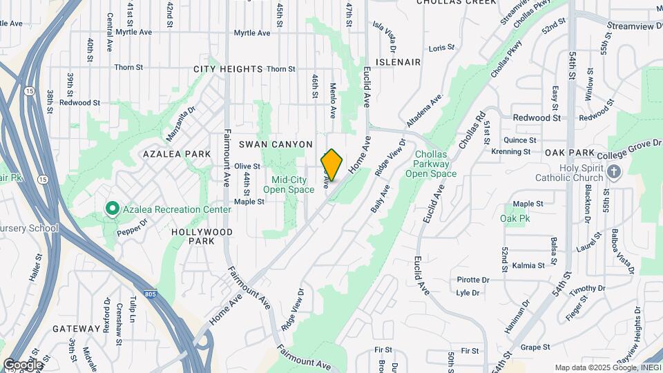 4662 Home Ave Map and Location Details