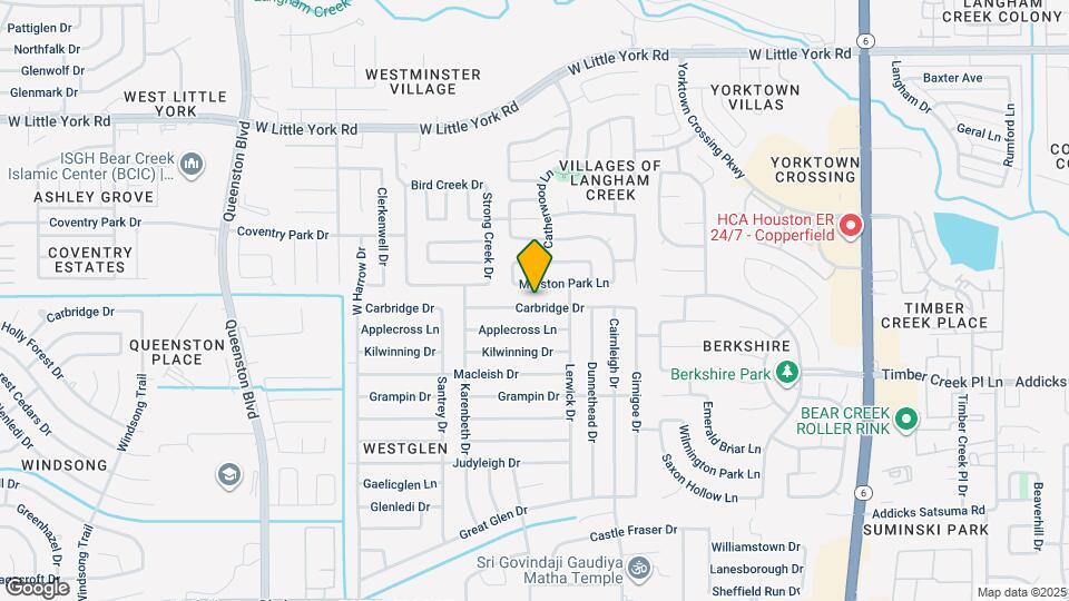 16826 Carbridge Dr Map and Location Details