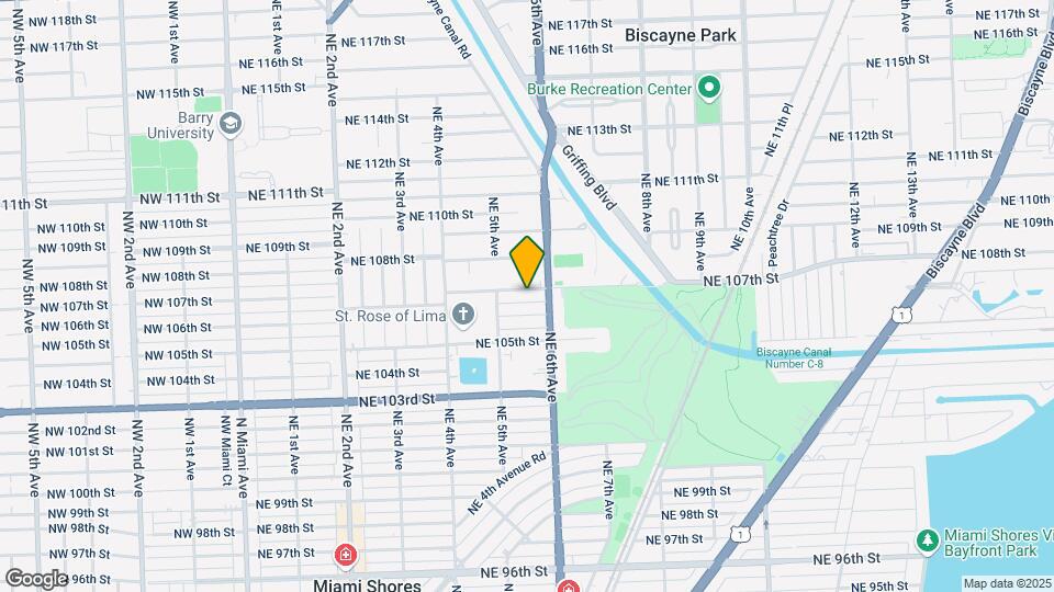 560 NE 107th St Map and Location Details