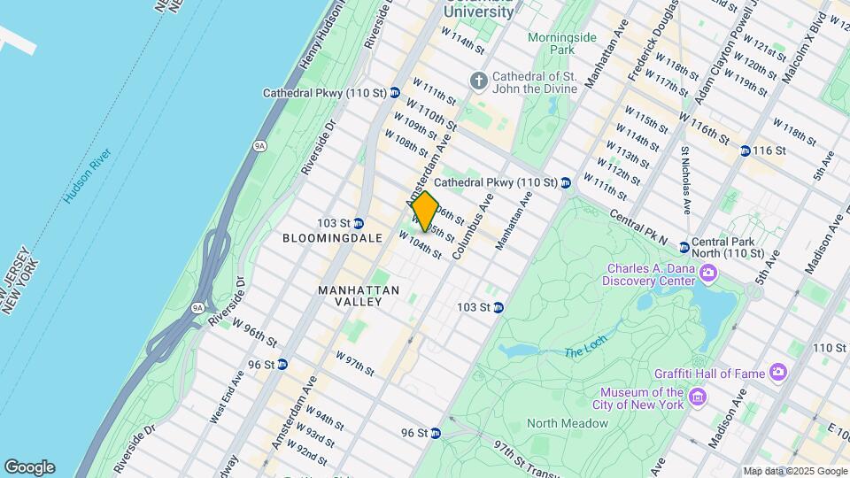 133-135 W 104th St Map and Location Details