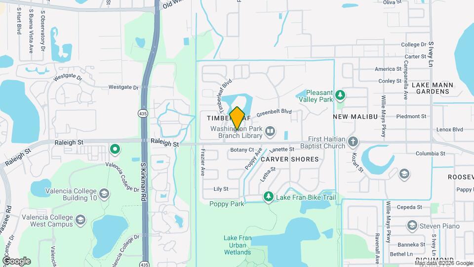 1025 Clovercrest Rd Map and Location Details