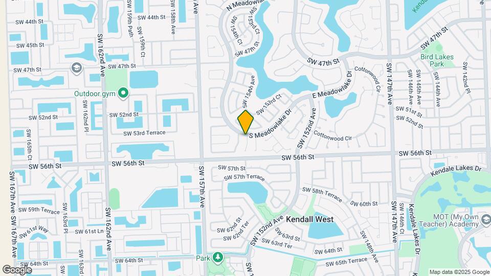 5424 SW 154th Pl Map and Location Details