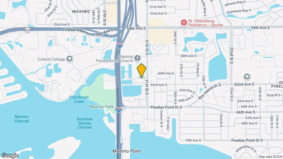 3162 Moorings Dr S Map and Location Details