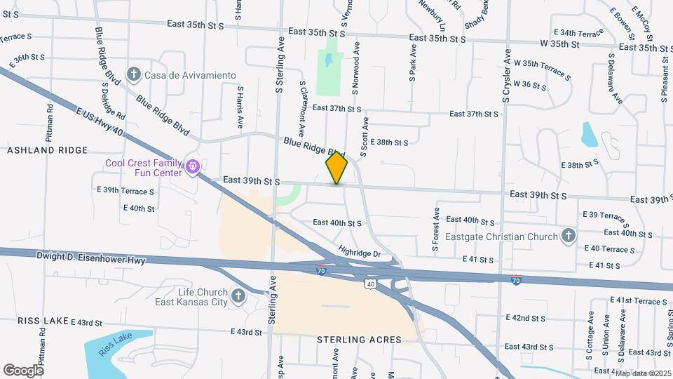 11329 East 39th St S Map and Location Details