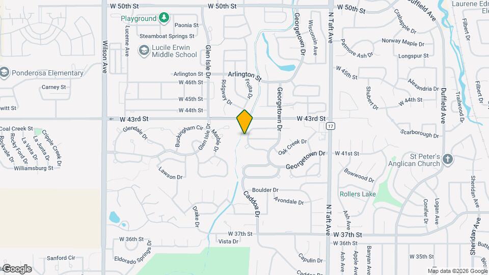 1834 Dove Creek Cir Map and Location Details