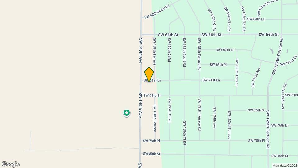 13960 SW 71st Ln Map and Location Details