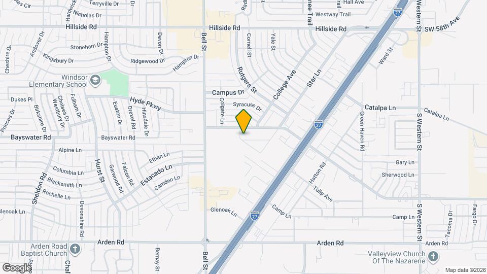 5614 Gonzaga Ln Map and Location Details