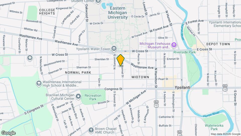 201 N Normal St, Unit 201 North Normal St, Apt 3# Mapa y Detalles de la Ubicación