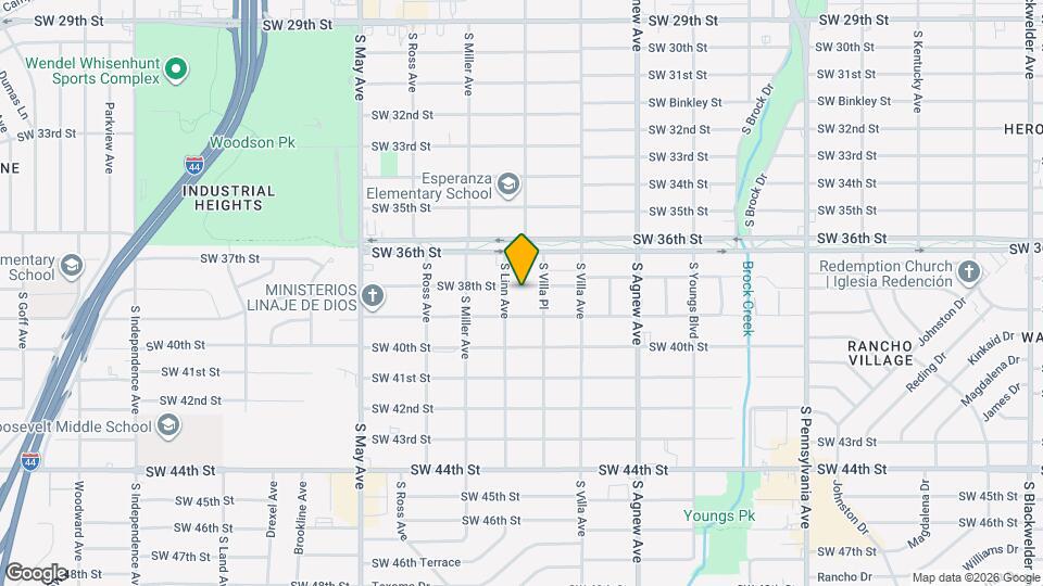 2616 SW 38th St Map and Location Details