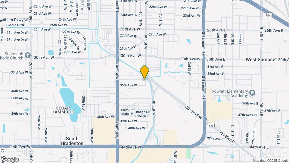 919 34th Ave W-Unit -A Map and Location Details