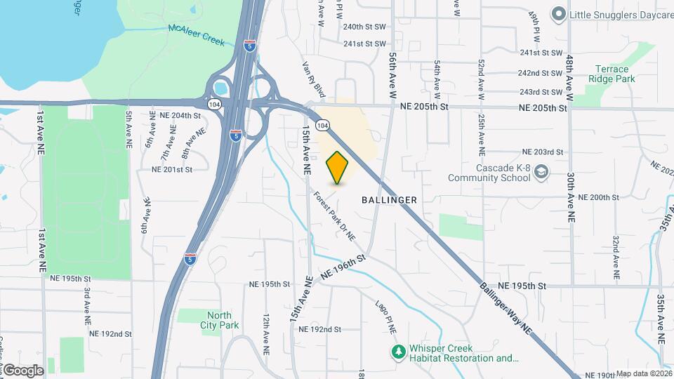 1614 NE 199th Ct Map and Location Details