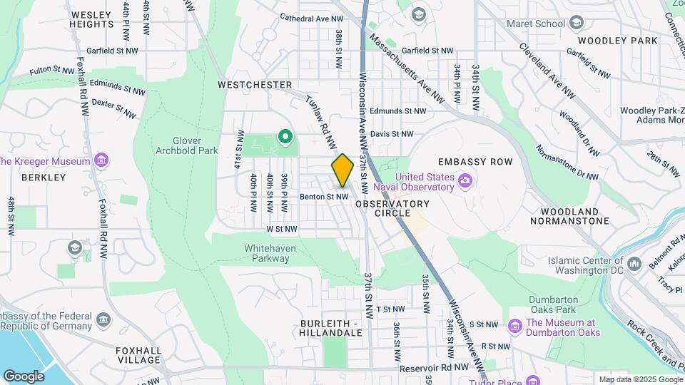 3711 Benton St NW Map and Location Details