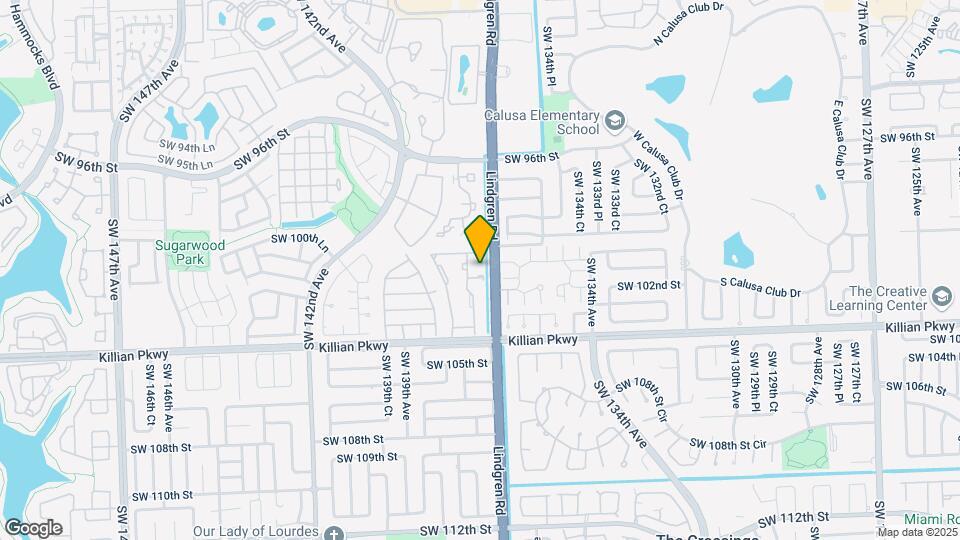13705 SW 101st Terrace Map and Location Details