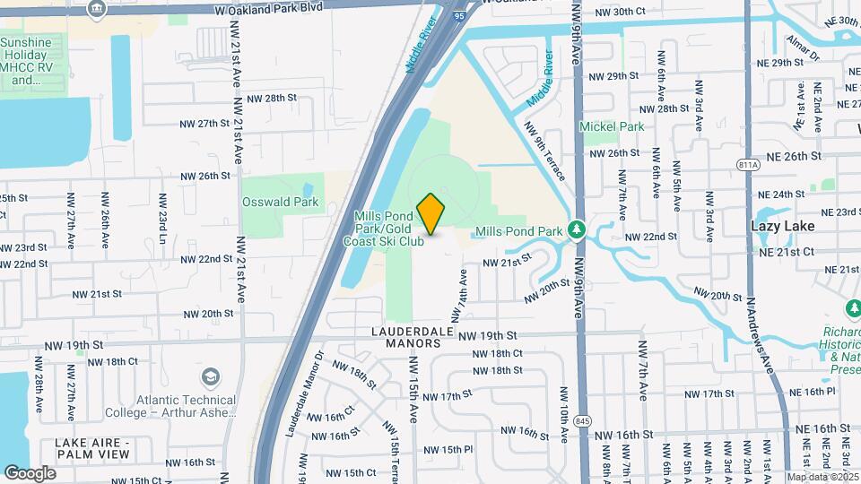 1470 NW 22nd Ct Mapa y Detalles de la Ubicación