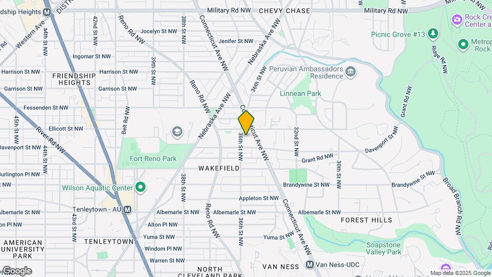4817 36th St NW Map and Location Details