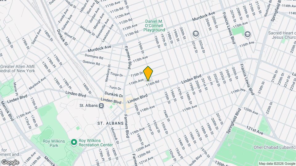 192-23 116th Rd Map and Location Details