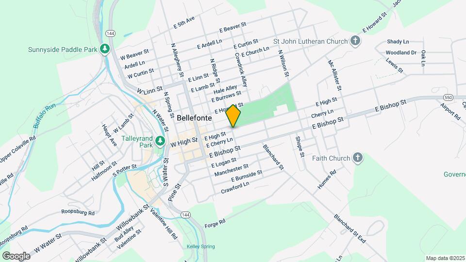 107 S Ridge St Mapa y Detalles de la Ubicación