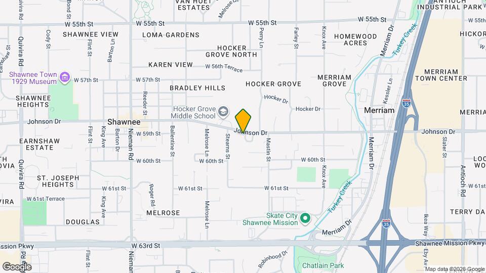 5908 Brittany St Map and Location Details