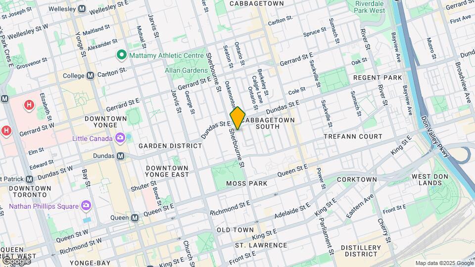 201 Sherbourne St Map and Location Details