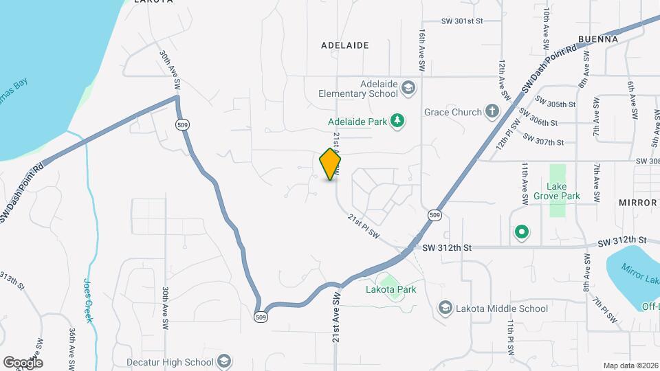 30827 21st Ave SW Map and Location Details