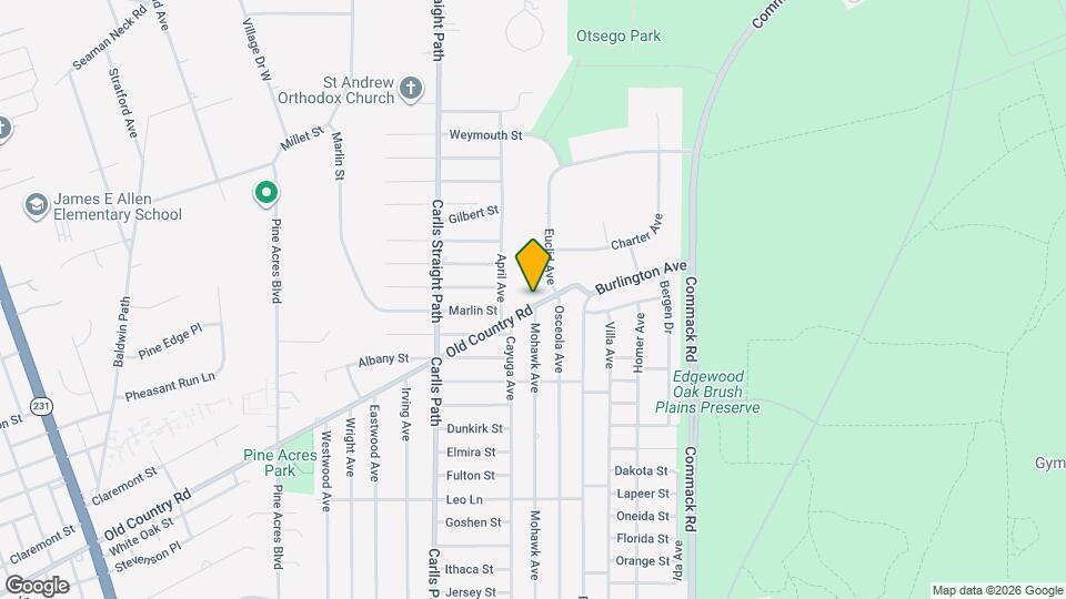 601 Old Country Rd Map and Location Details