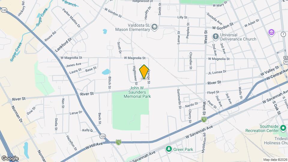 1119 Dunwoody Dr Map and Location Details