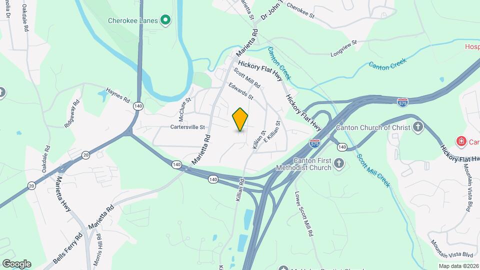 215 Meridian St Map and Location Details